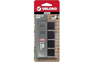 ALFA-LOK Fasteners | 1-Inch Automotive VELCRO® Squares | Heavy Duty Snap-Lock Clips