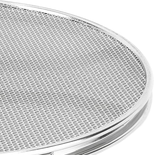 Miniatura 8 de Pssopp Pantalla de salpicaduras de malla fina para freidora de aire, protector de salpicaduras de acero inoxidable desmontable para accesorios de