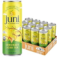 Vista 12 de JUNI - Bebida Espumosa de Adaptógenos con Ashwagandha, Cráneo de León y Reishi Té Verde para Enfoque, Cero Azúcar, 5 Calorías, Orgánico Bebidas