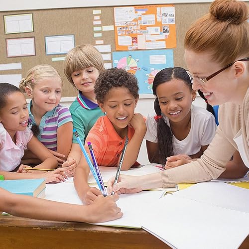 Miniatura 5 de IKAYAS 50 lápices motivacionales que cambian de color con frases motivacionales para el aula, lápices de colores, lápices de estado de ánimo, lápiz