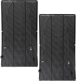 Aysolar 200W 12V Panel Solar Flexible 2x100W ETFE Portátil Placa Solar Monocristalino Fotovoltaico pa...