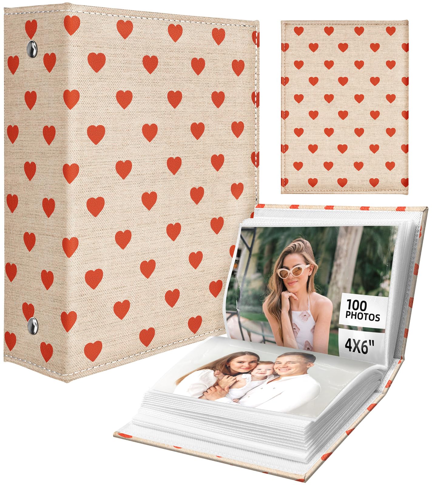 Album photo 10x15 de voyage Slohif en cuir pour raconter vos vacances en couple