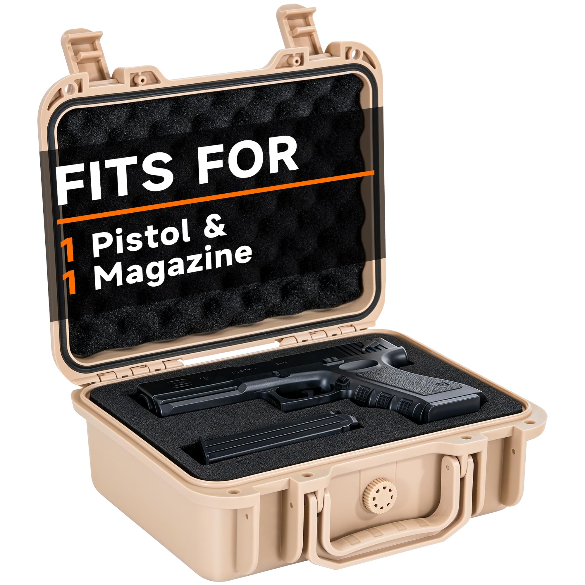 TSA Approved Waterproof Gun Pistol Case