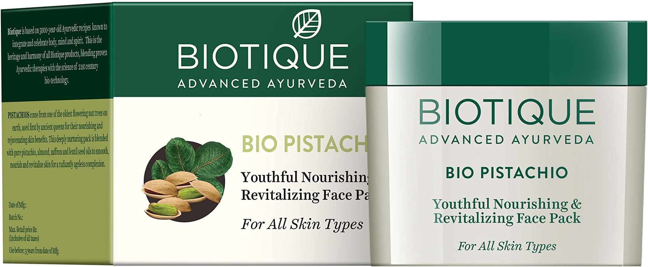 Bio Pistachio Face Pack 50 g