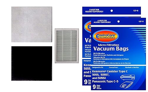 Envirocare Replacement Micro Filtration Vacuum Bags Designed to Fit Kenmore