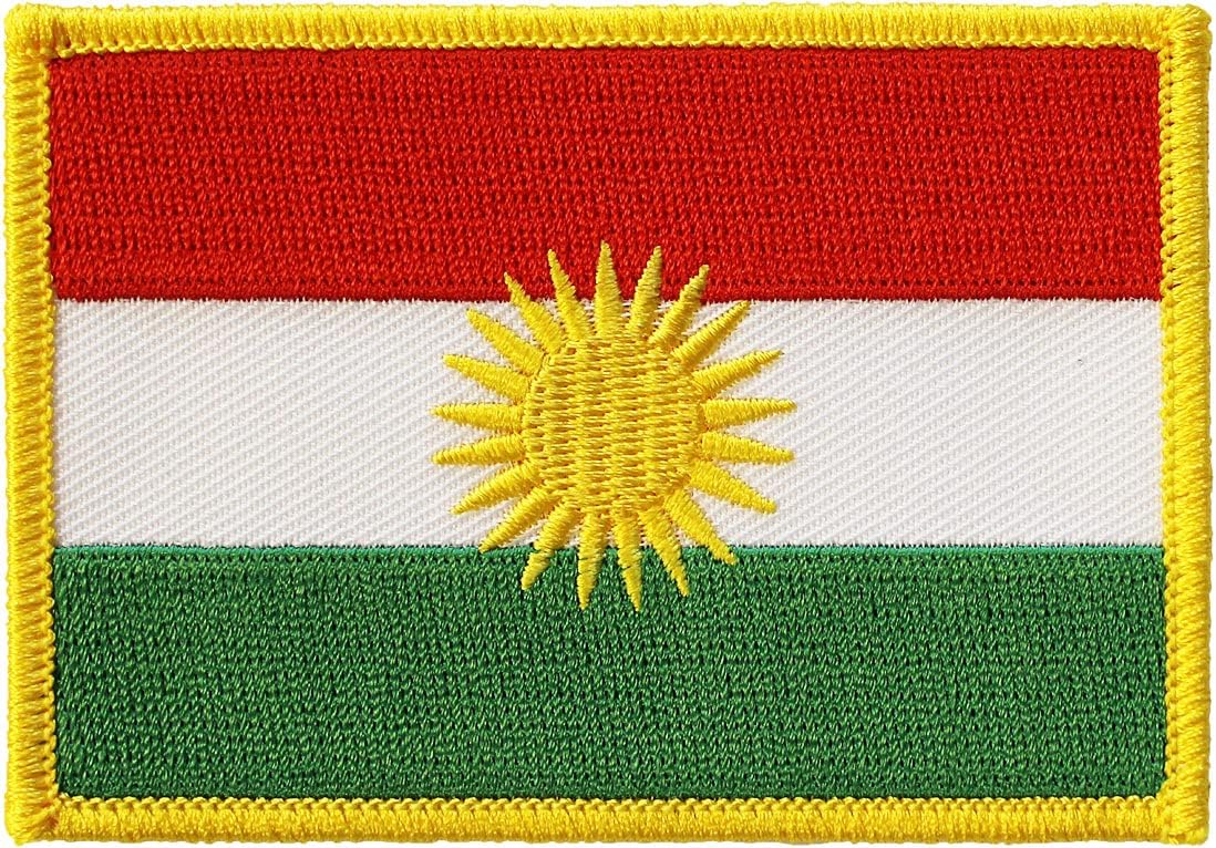 Kurdistan - 2.25 inch by 3.25 inch Country Rectangular Patch