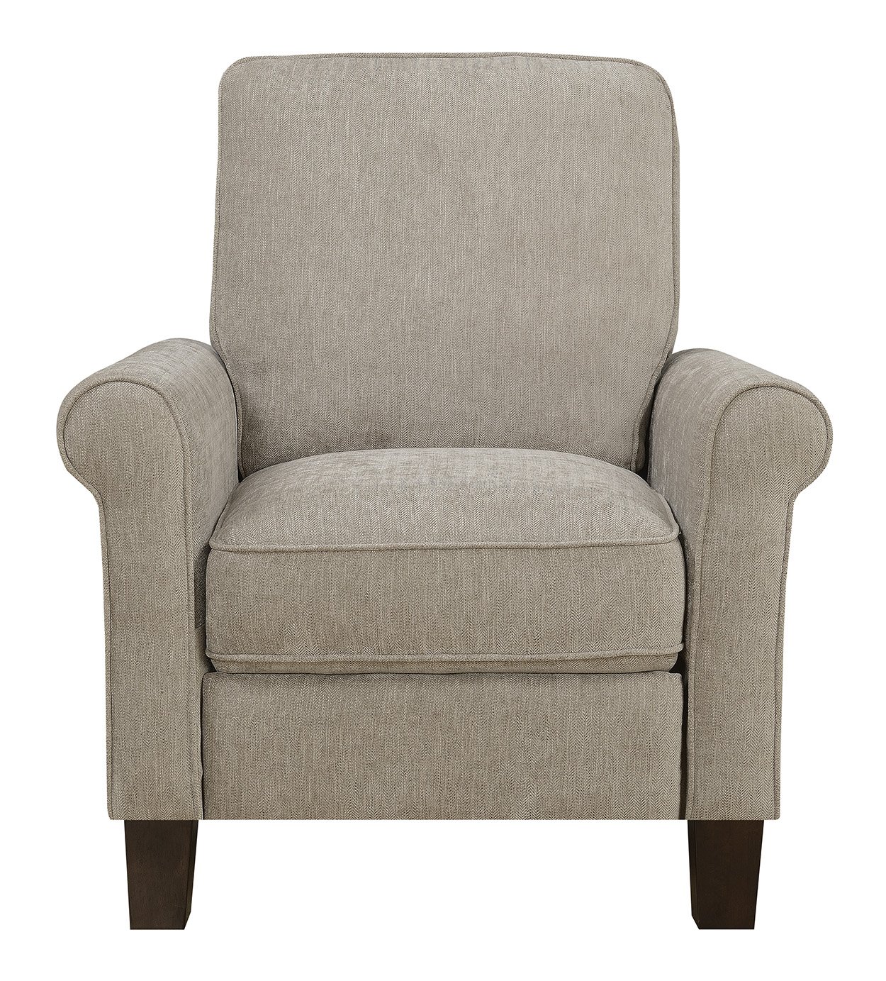 Emery Press Back Recliner, Taupe Color
