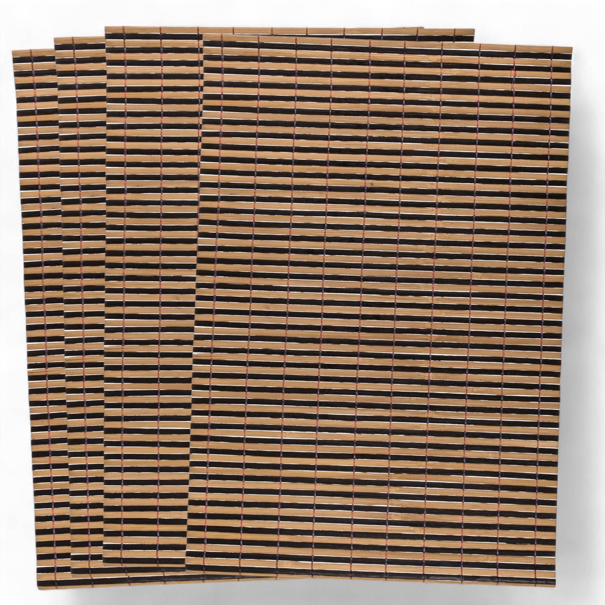 MIJOMA Tovagliette In Bambù - Set Di 4, 30x45 Cm, Marrone, Facili Da Pulire - Foto 8