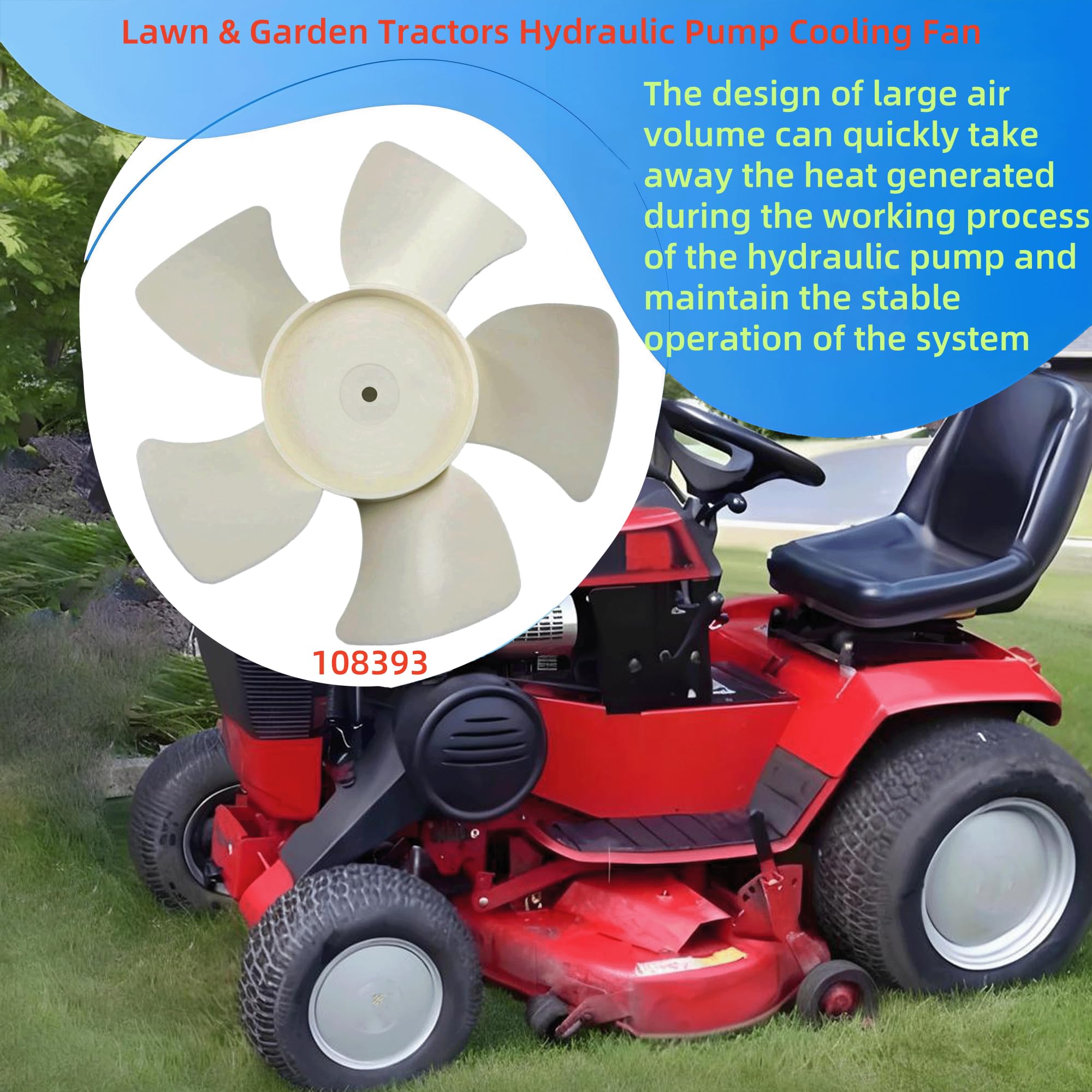 Amazon.com: Dgdhf Replacement Hydraulic Pump Cooling Fan 108393