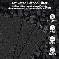 Vista 5 de Filtro HEPA HPA300 de repuesto para purificadores de aire Honeywell serie HPA300, HPA300VP, HPA304, HPA3300, HPA5300, HPA8350, reemplazo HRF-R3