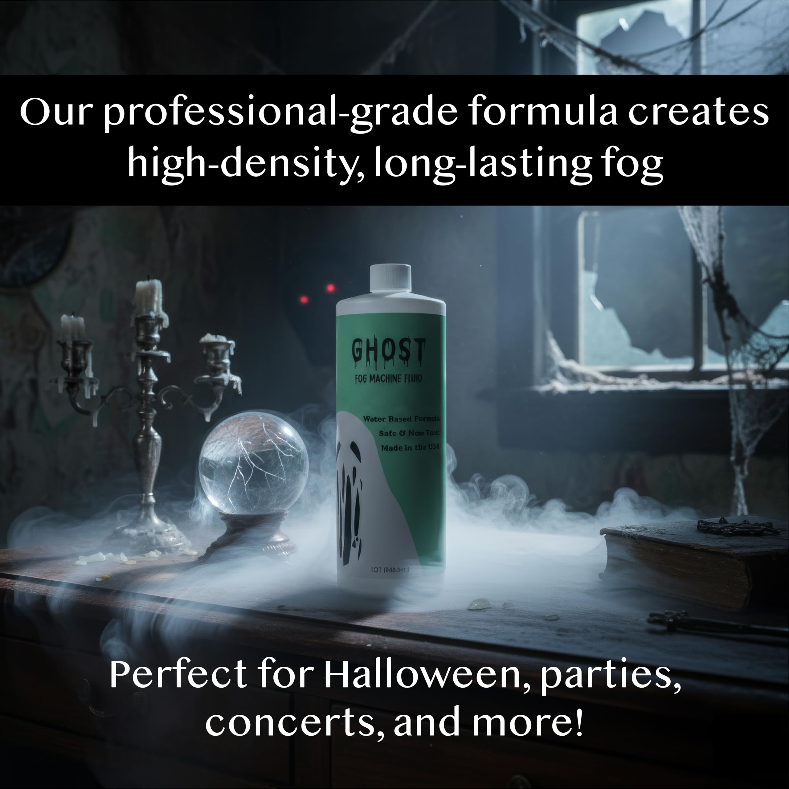Snapklik.com : GHOST Fog Machine Liquid 32 Ounces High Density Long ...