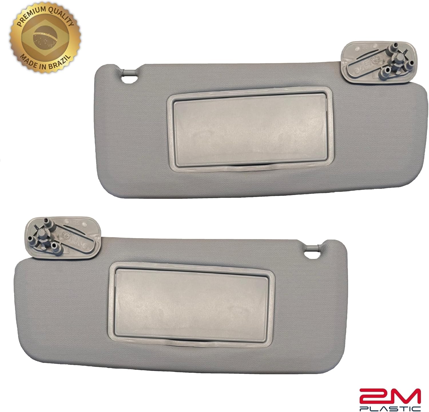 Sun Visor for Chevy Silverado & GMC Sierra Pair Both Sides Gray 2015-2019