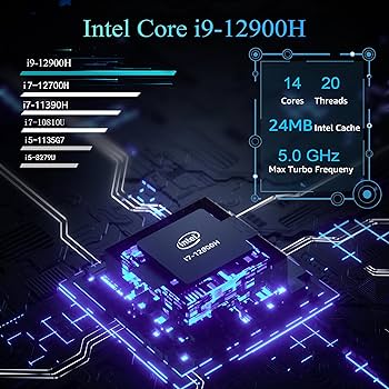 Amazon.com: Mini PC Gaming, 12th Intel i9-12900H (up to 5GHz