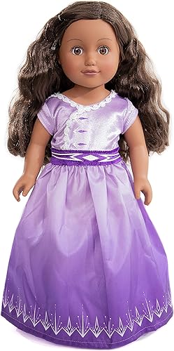 Little Adventures Ice Harvest - Vestido de muñeca de princesa – Muñeca no incluida – Lavable a máquina para juegos de simulación y ropa de muñeca de