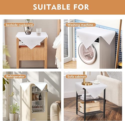 Miniatura 232 de Sancua Mantel cuadrado resistente a manchas y arrugas, lavable, de poliéster, decorativo de tela para mesa de comedor, fiestas de bufé y campamento,