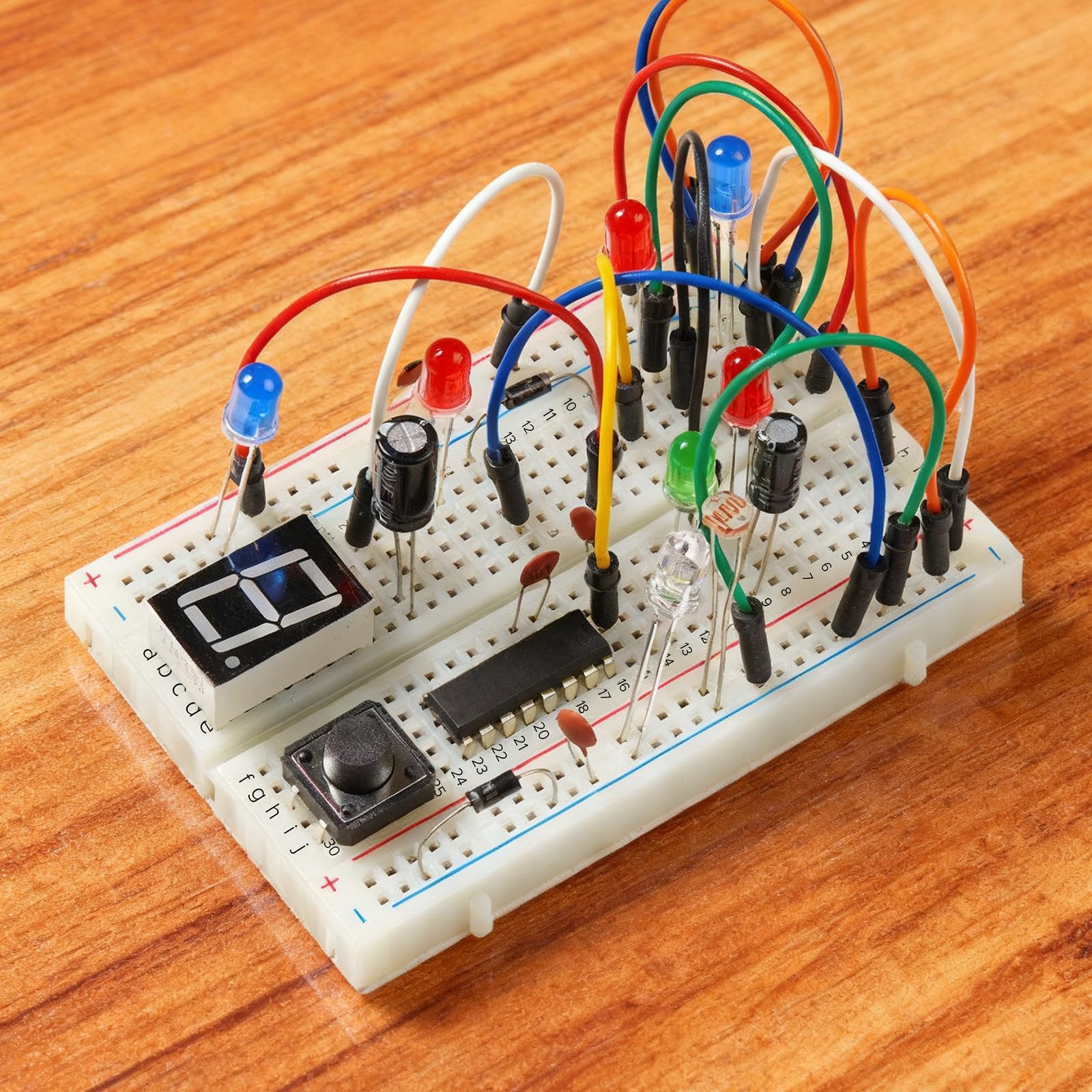 10PCS Breadboard Kit con 400 Punti Basetta Piastra Sperimentale Breadboard Senza Saldatura Compatibile con progetti destinati a singoli Arduino Raspberry Pi
