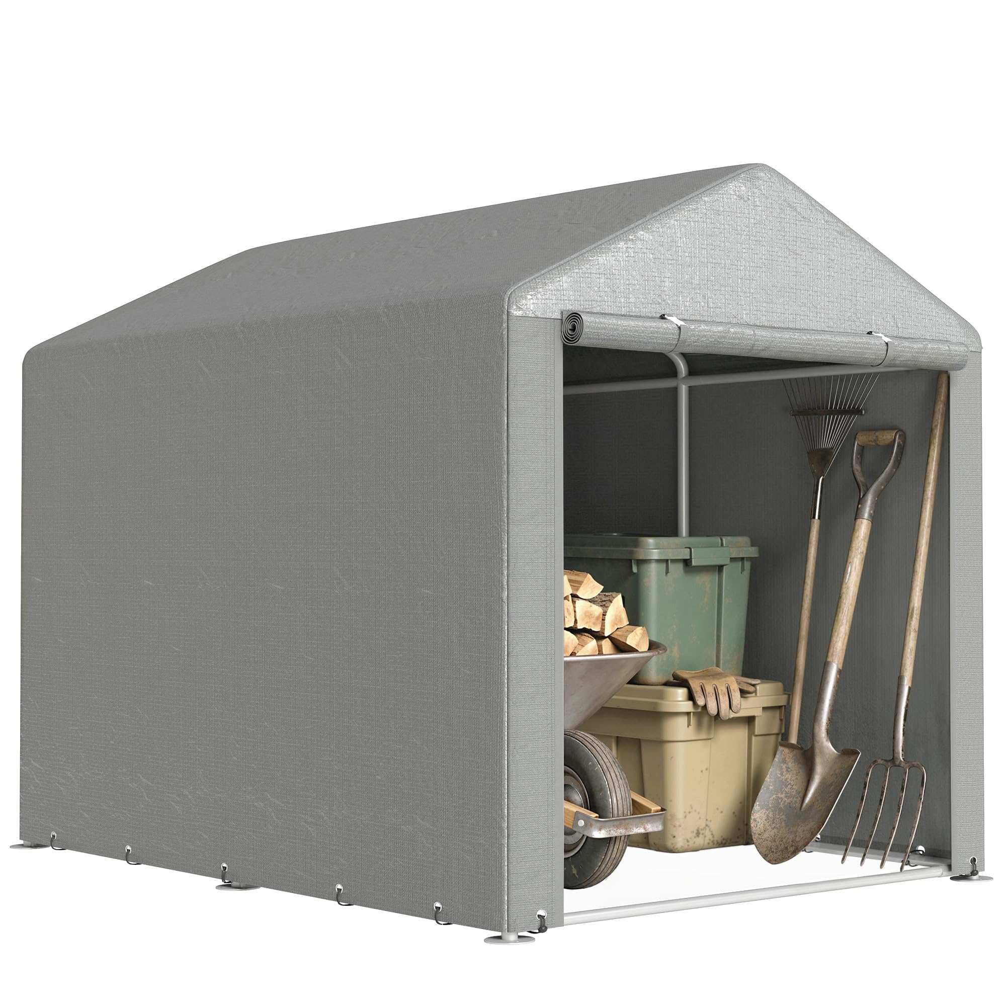 outsunny tente de stockage imperméable