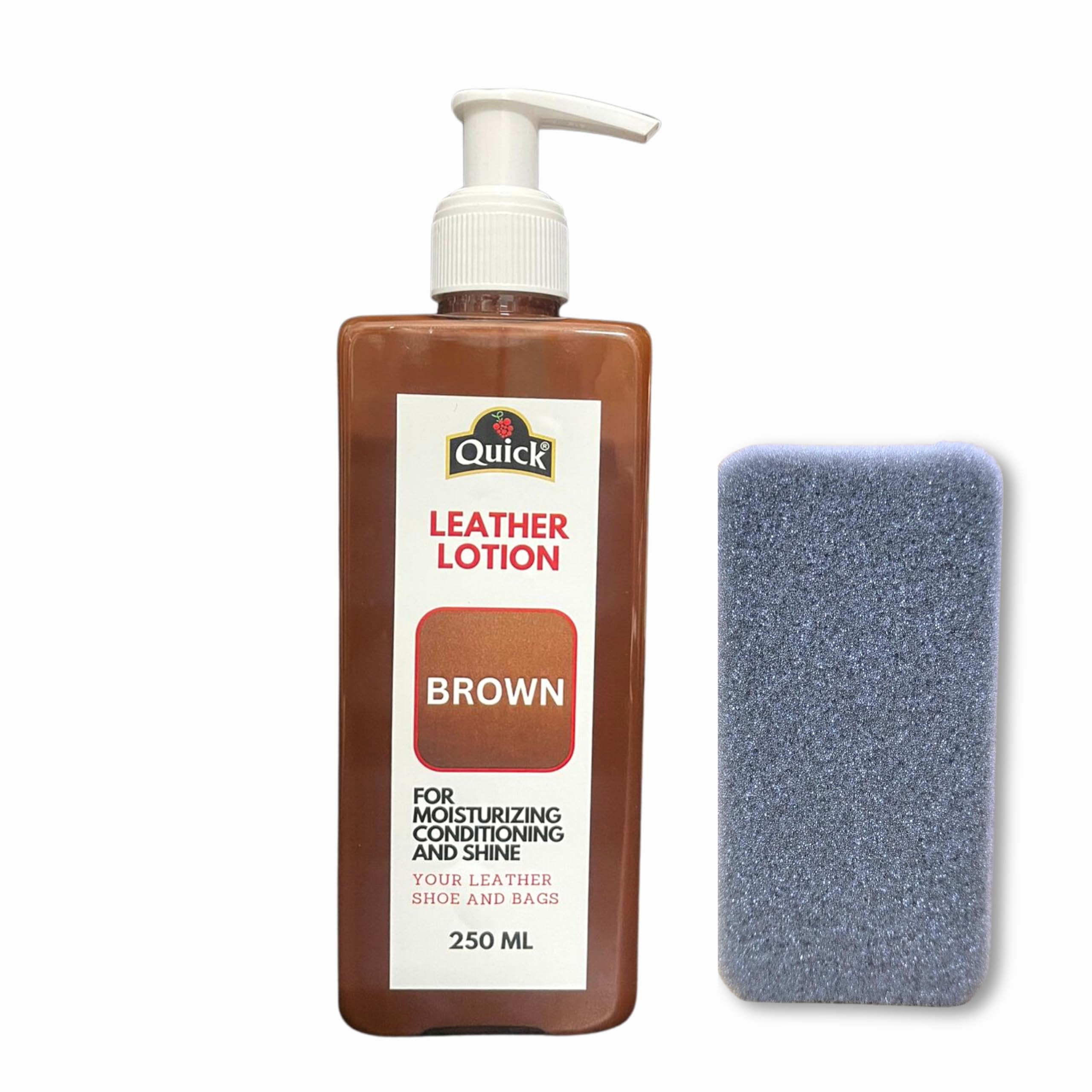 Quick Leather Lotion Cream For Leather Shoes Bags and Jacket | 250 ML Pack | Color - Brown | Moisturizing, Conditioning and Shine (B0D2B8ZJFK) Amazon Price History, Amazon Price Tracker