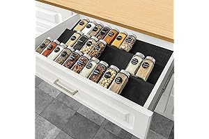 6-Tier Expandable Kitchen Drawer Spice Organizer