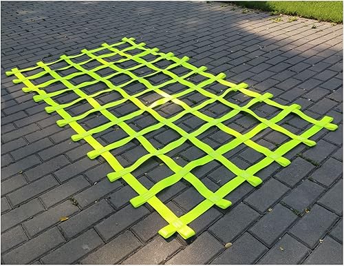 DREAMOSA Red de obstáculos, red de carga ninja, escalera de cuerda para escalar, juego de columpios, red de protección de seguridad para niños y