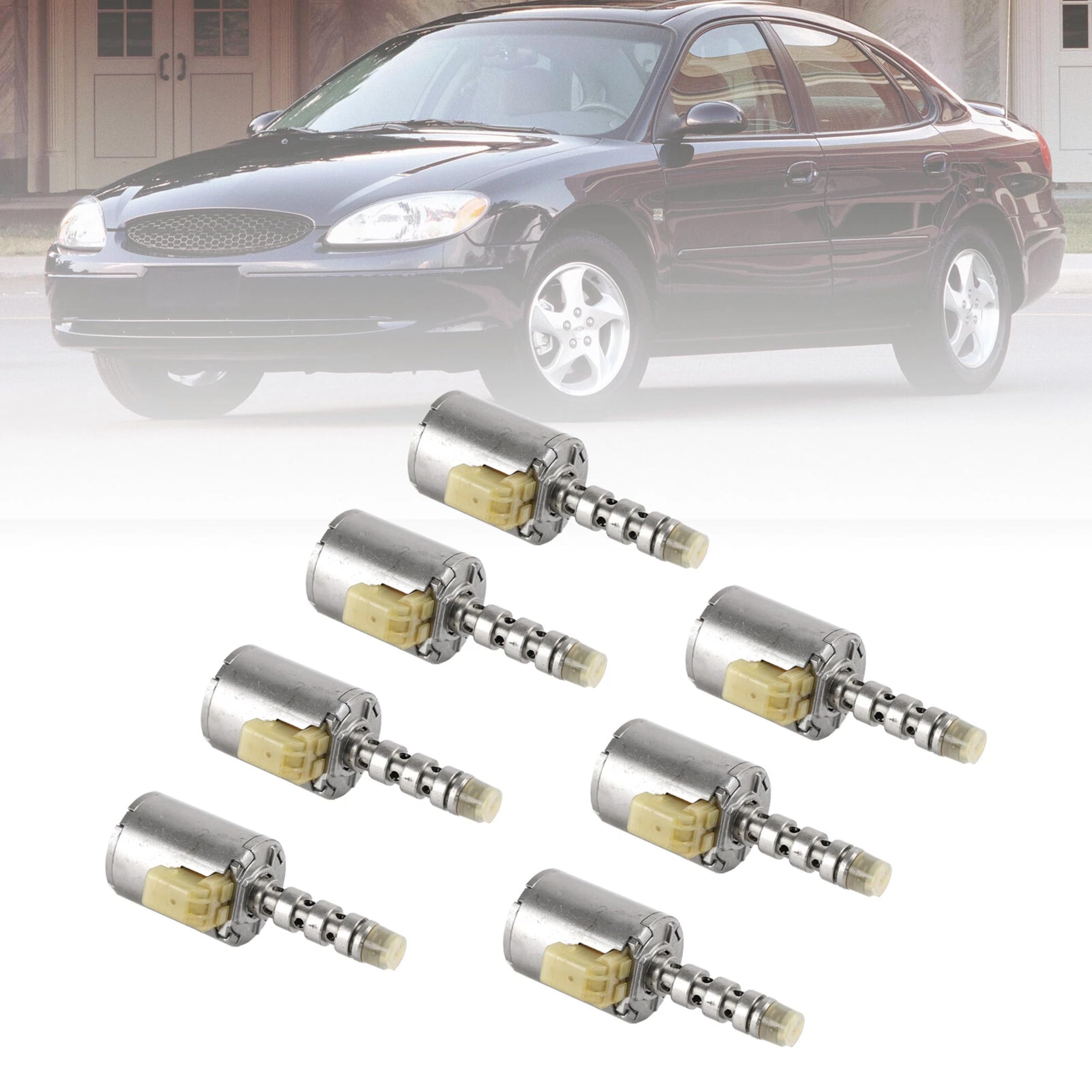 Transmission Master Solenoid Set kit for Ford 5R110W 2003 2004 2005 2006 2007 2008 2009 2010 2011 2012 2013 2014 2015 Complete 7Pc 4C3Z-7G383AA 3C3Z-