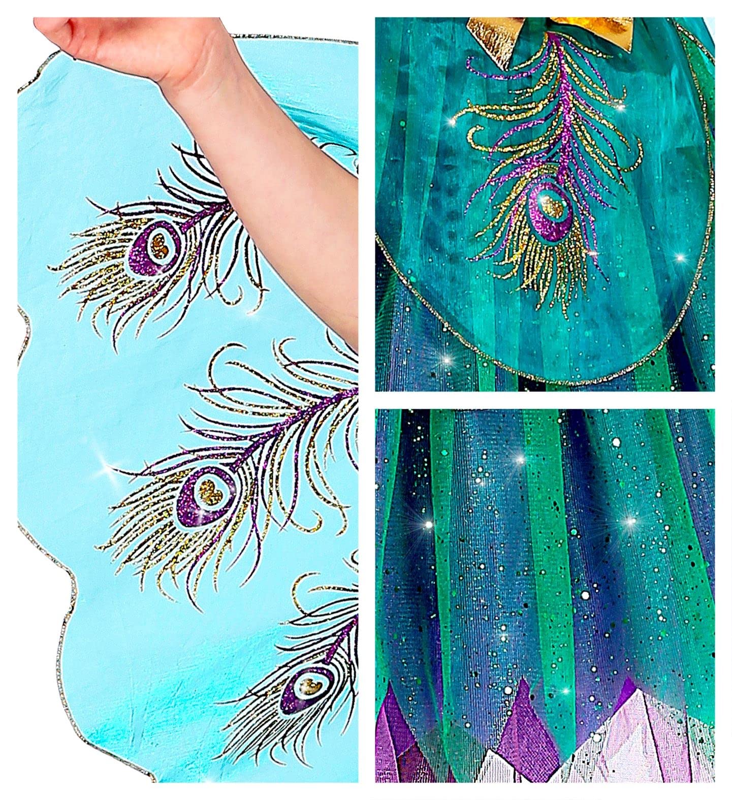 W WIDMANN MILANO Party Fashion - Pfau Kostüm Kinder