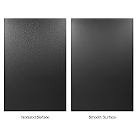 Vista 3 de Hoja de plástico ABS de 8 x 12 x 1/8 pulgadas de grosor (0.118 in), lámina termoplástica rígida negra, panel de plástico moldeable
