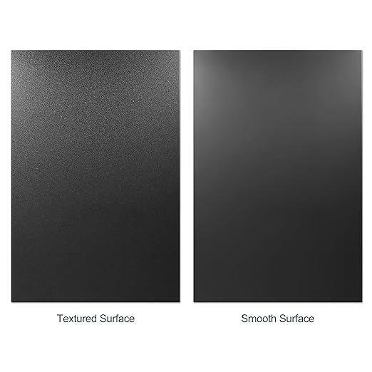 Lámina de Plástico ABS Kaïtela 8x12x0.12 pulg Negro, Pack de 2 miniatura 3