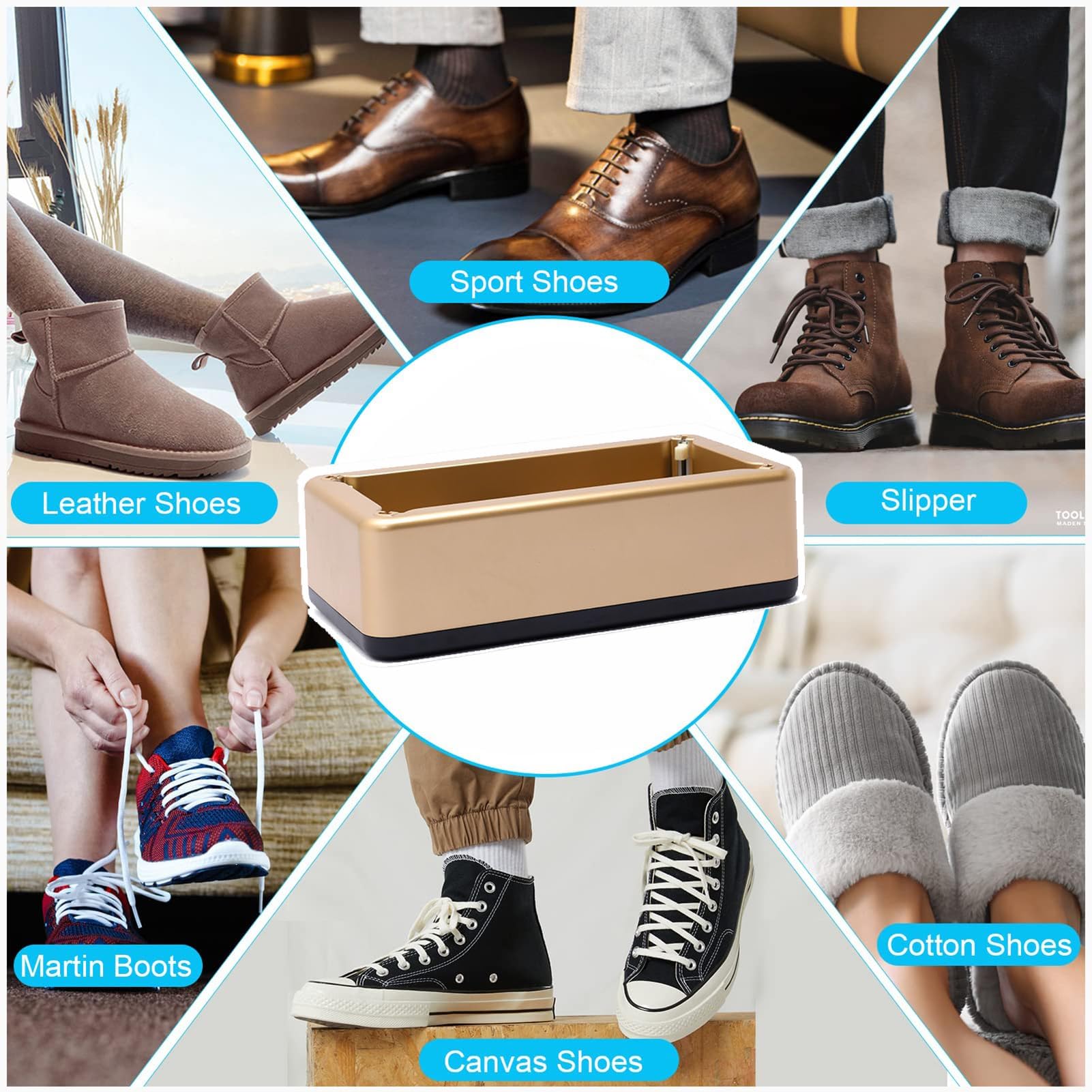 Automatische Schuhüberzugspendermaschine mit 200 Einwegabdeckungen, freihändiger Applikator für Zuhause, Labor, Fabrik, Büro, tragbares Design