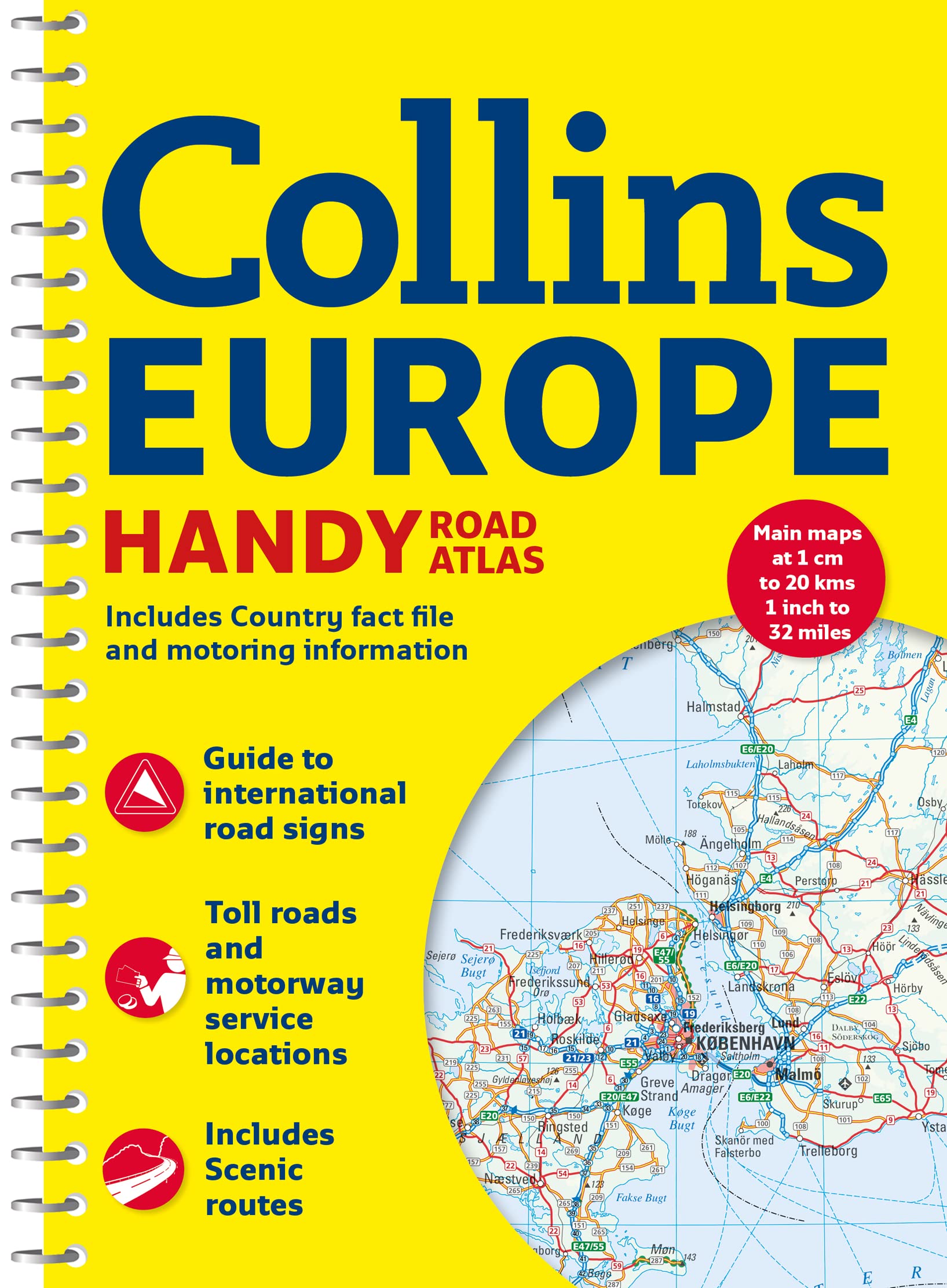 Collins Europe Handy Road Atlas