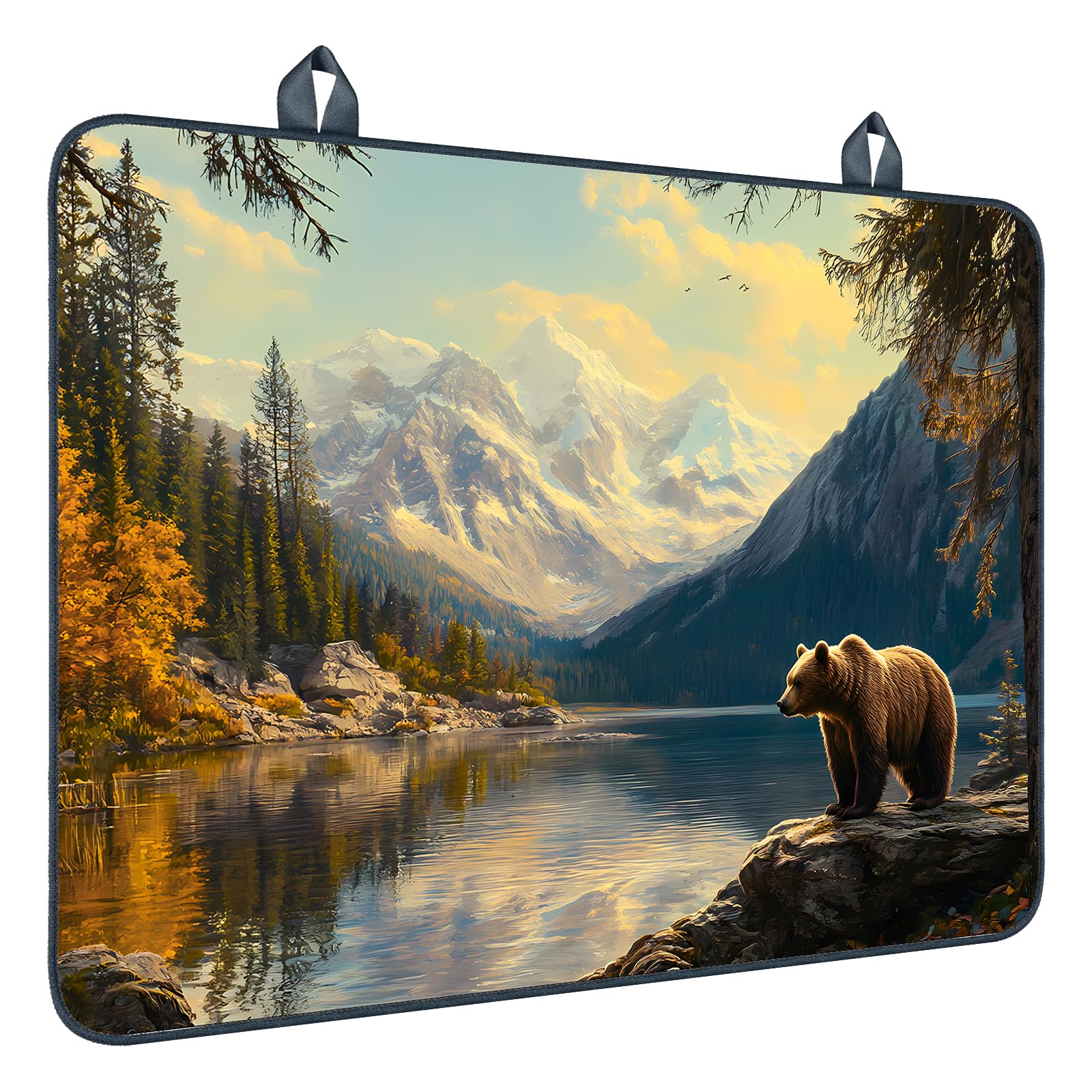 Nuxovilar Mountain Lake Stove Cover Diatom Mud 20.47x28.34 In