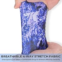 Vista 6 de KastKing La Sal Guantes de pesca UPF50+ Guantes de sol Guantes de protección UV Guantes sin dedos para hombres y mujeres para exteriores, kayak