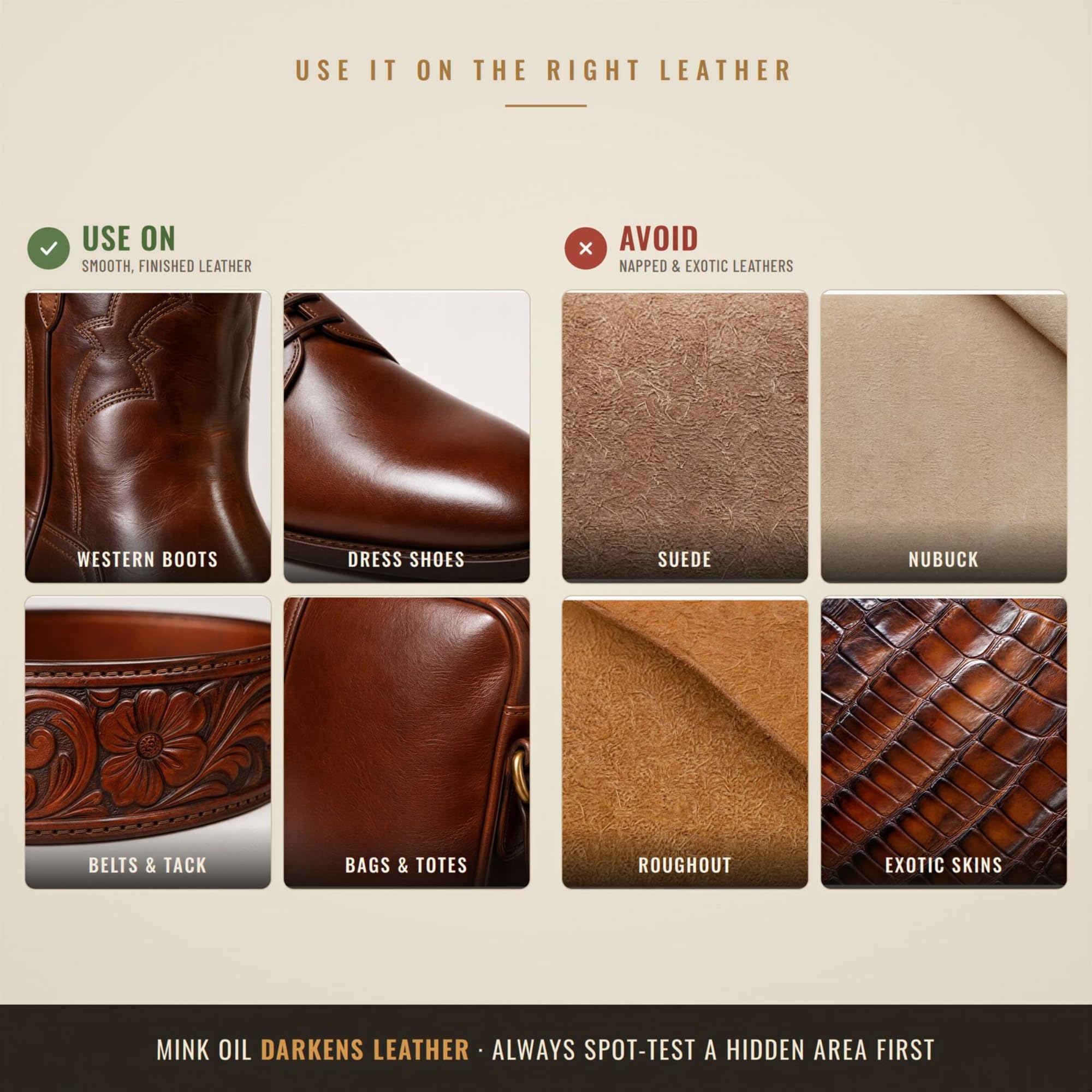 Amazon.com: ARIAT Premium Mink Oil Paste for Smooth Leather Boots