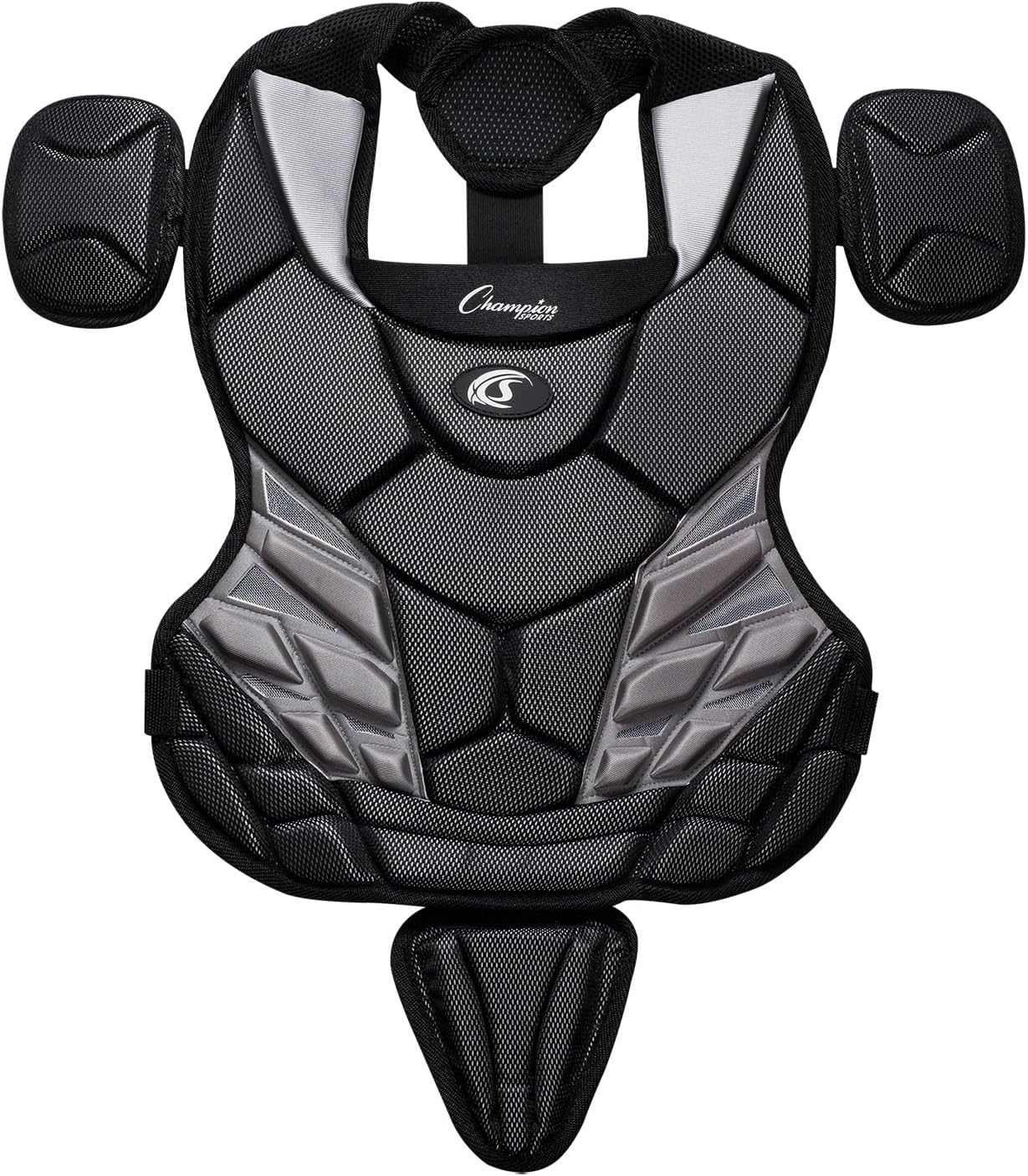 Champion Sports 15" Lightweight Multi-layered Pony League Chest Protector - Removable Shoulder Cap and Tail - Chest Protector - Ages: 12-16