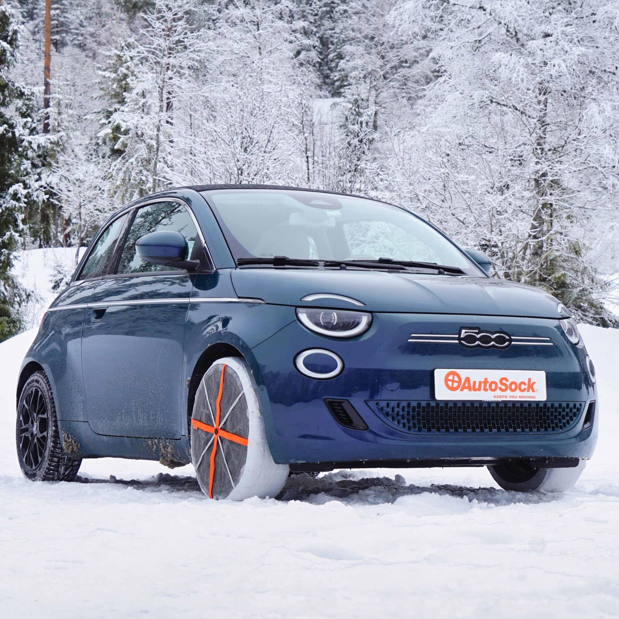 AutoSock HP 697 | Calze da neve | Calze per auto | Catene da neve tessili | Cert. EN16662-1 | Montaggio rapido in 3 fasi| Catene da neve alternative