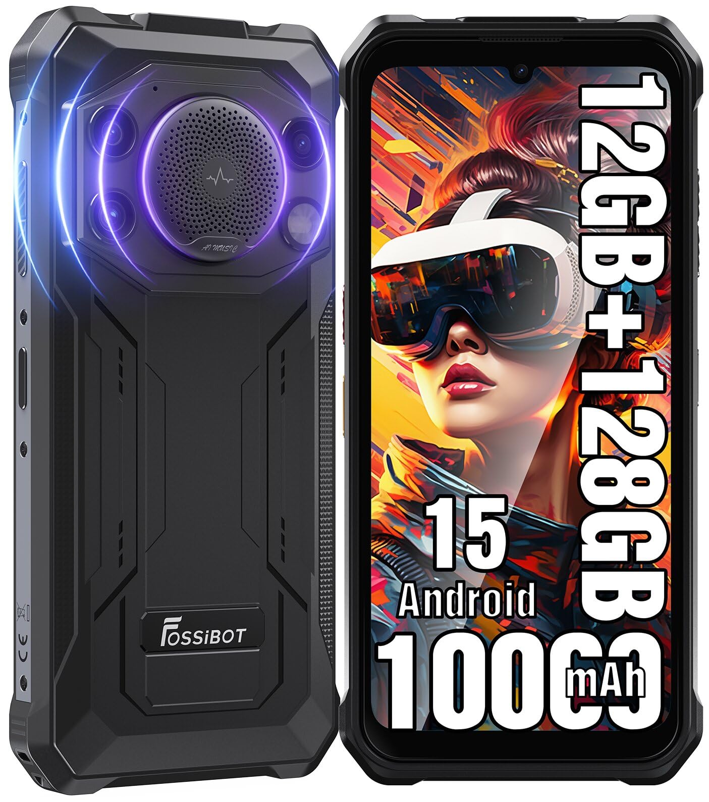 Amazon | FOSSiBOT F110L SIMフリー スマホ 本体 Android 15 スマホ