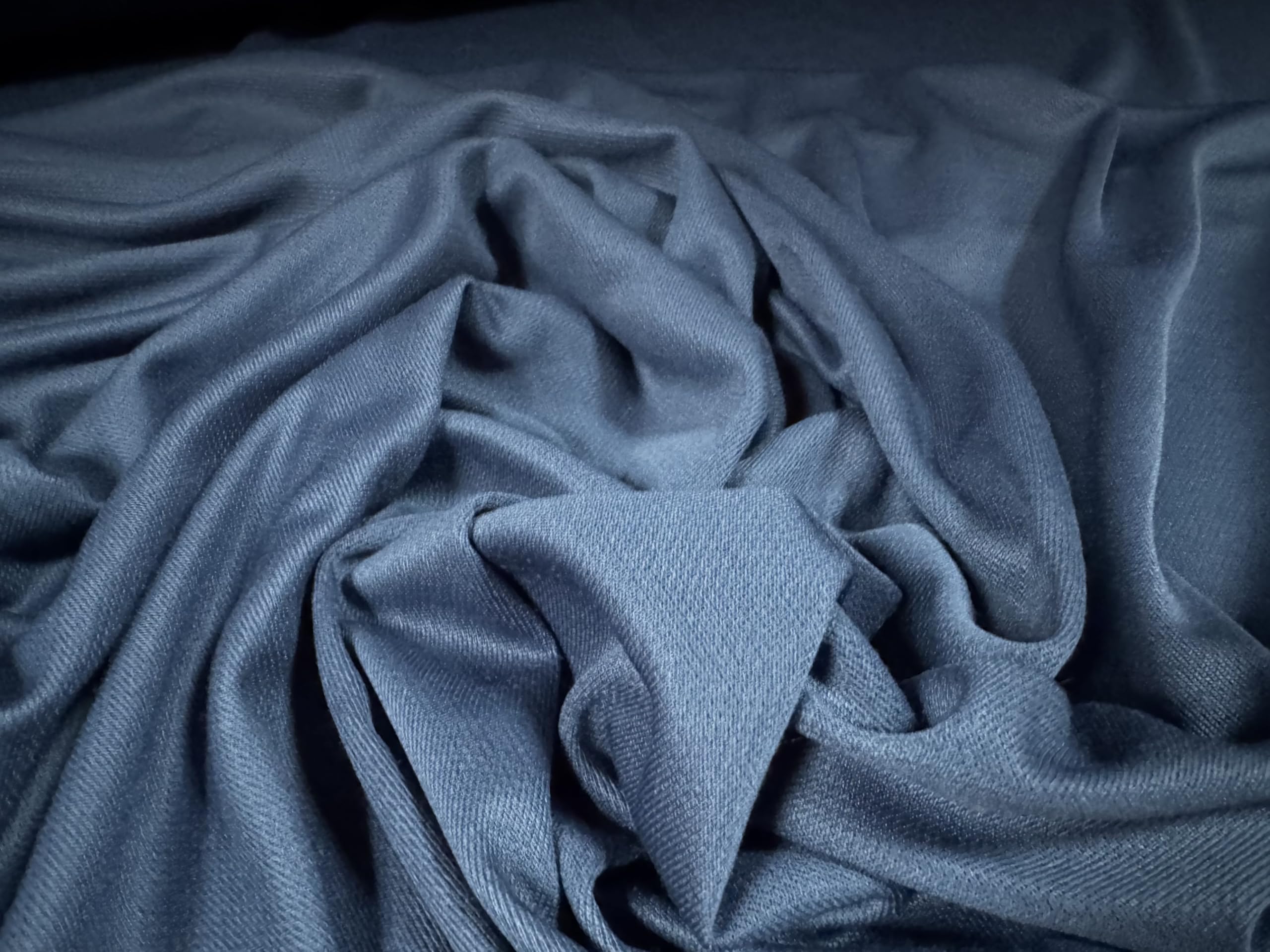 Pique Single Jersey Anti-Static Fabric, per metre - Plain - French Navy Blue