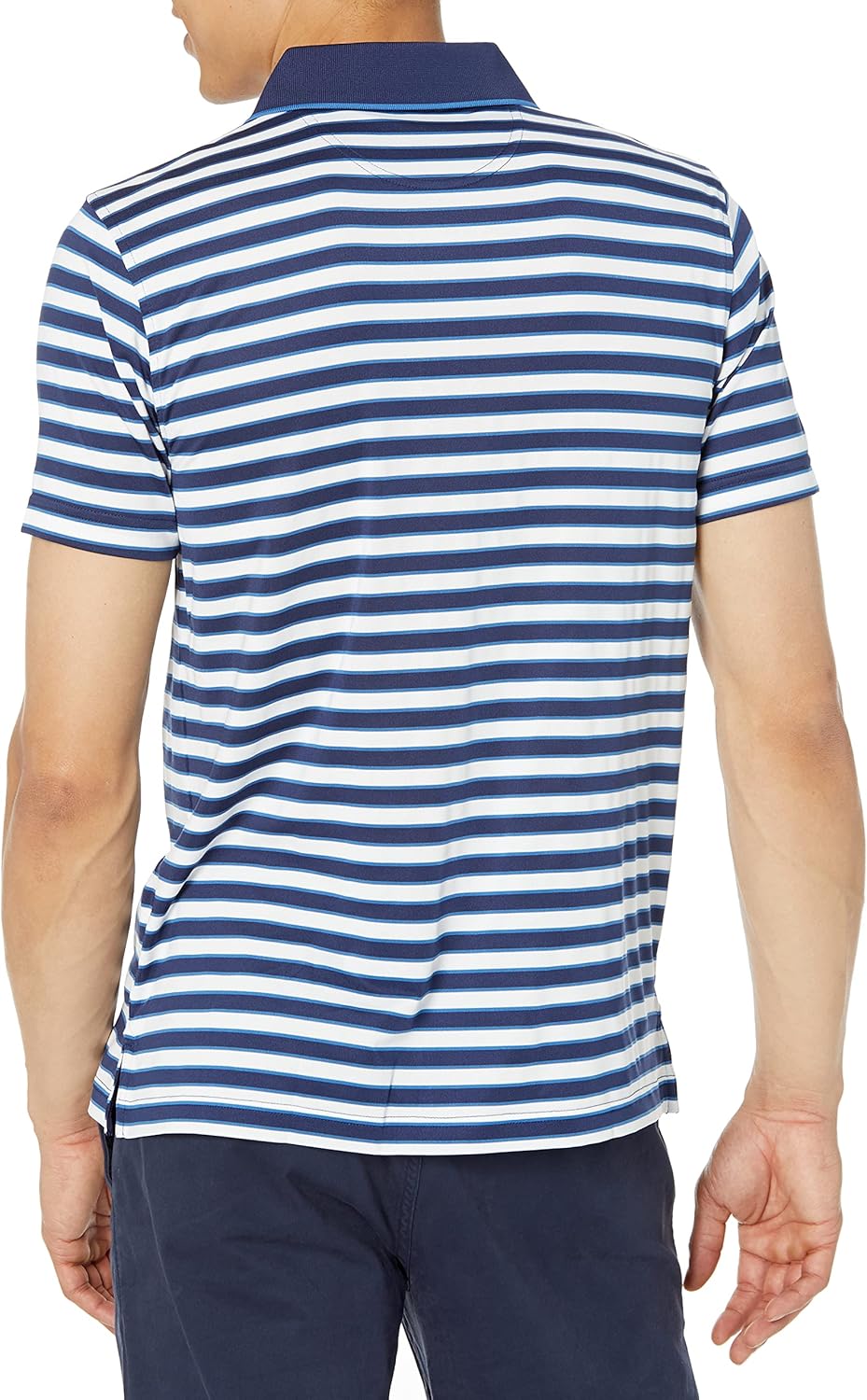 Brooks Brothers Men's Performance Stretch Short Sleeve Zip Polo Shirt