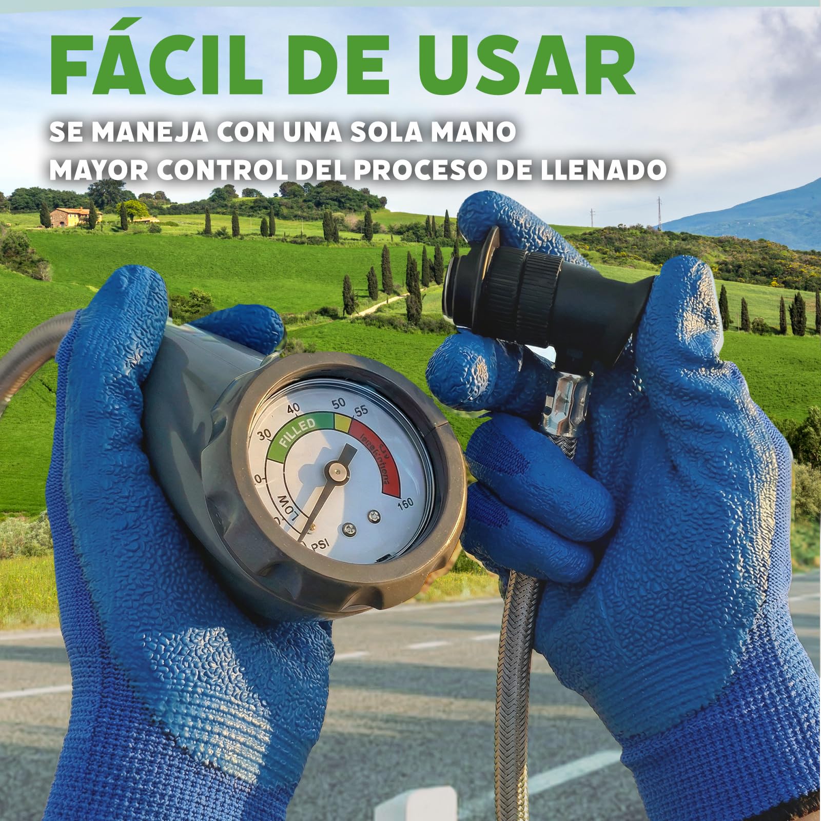 Gas refrigerante sustituto R1234yf con Aceite, Manguera y Adaptador YF – Recarga para Aire Acondicionado de automóvil – 2 x 235 g – Eco