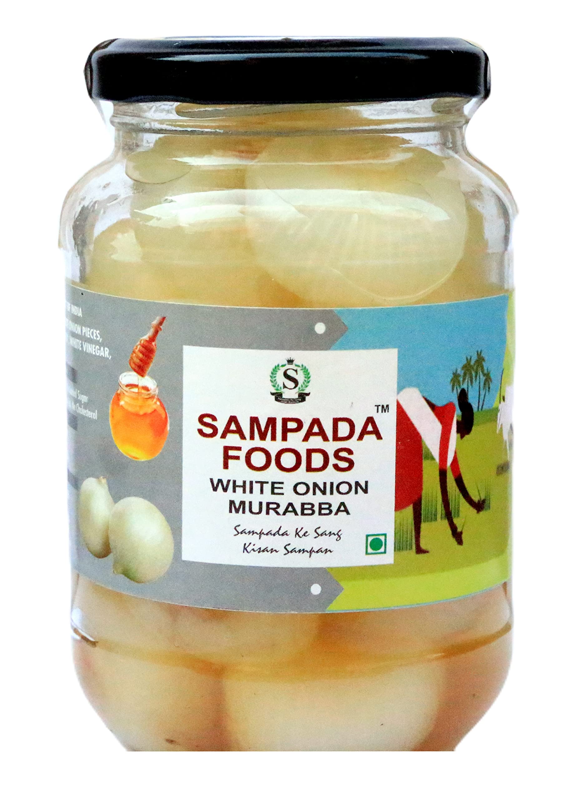 Sampada Foods | Homemade Organic White Onion Murabba with Honey" Good for Health | Natural Immunity Booster | (450 Grams) (B0B4WP21BV) Amazon Price History, Amazon Price Tracker