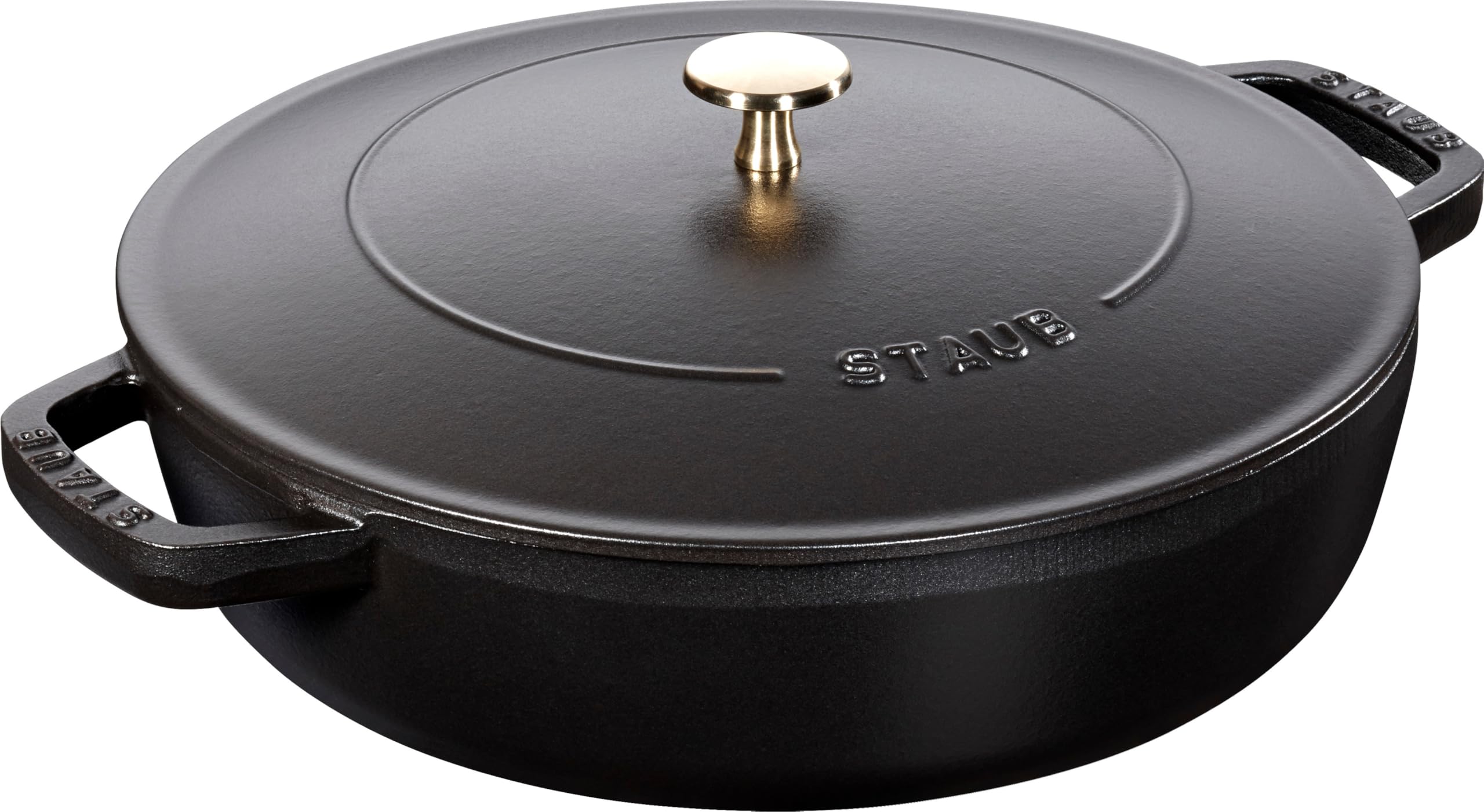 ストウブ(Staub) ストウブ ブレイザーソテーパン ブラック 28cm IH対応