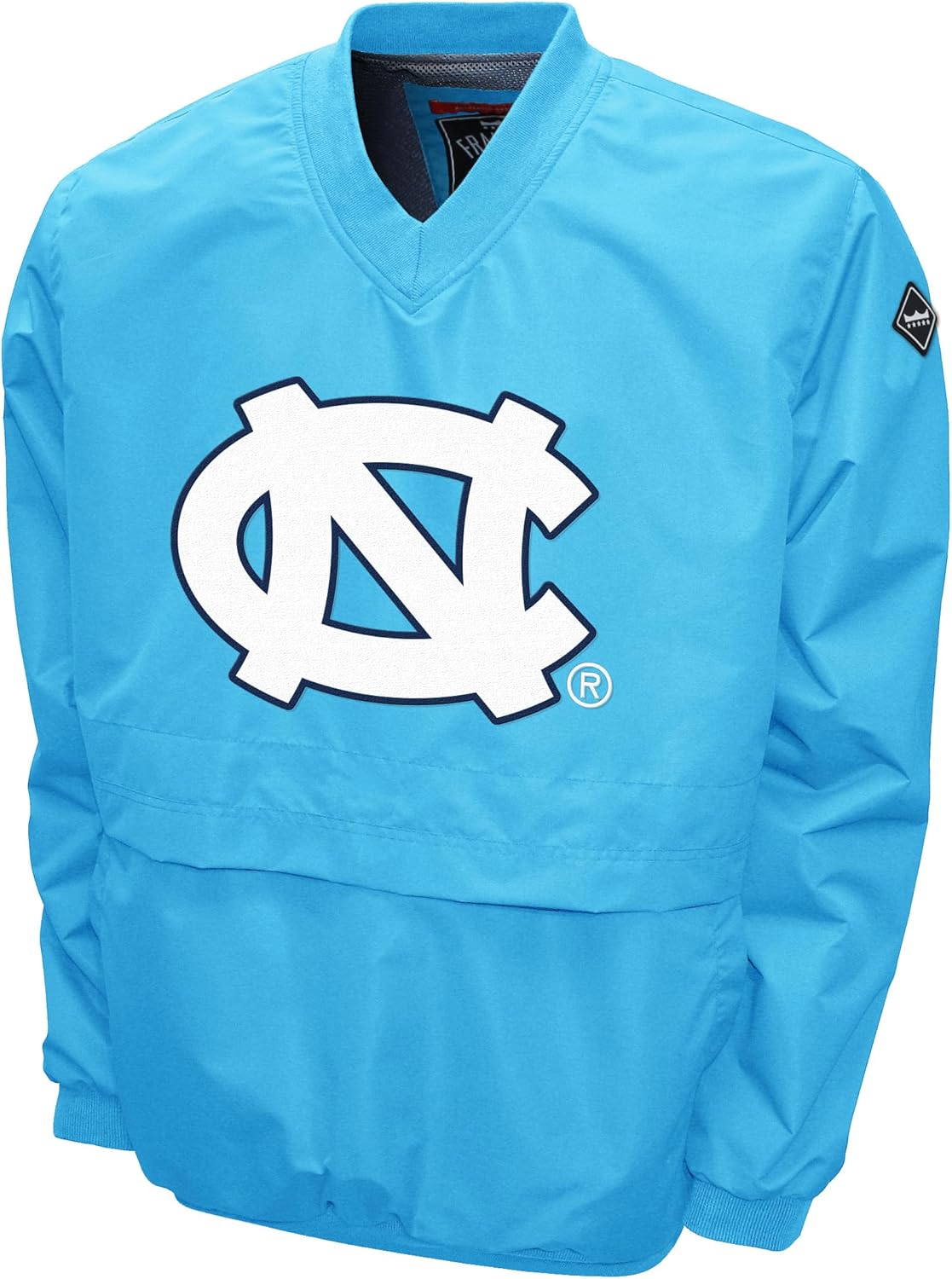 Men's Big Logo College Windshell V-Neck Pullover Jacket