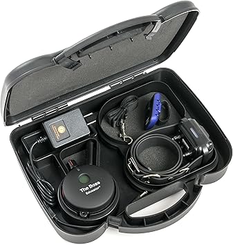 E-Collar Educator ET-800 The Boss Dog Training Collar with Remote, 1 Mile Range, 100 Levels Stimulation, Waterproof & Rechargeable, For Medium & Large Dogs 15 lbs+, Night Light, Black
