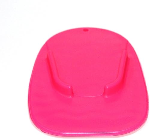 Miniatura 8 de Paquete de 2 placas rosadas para motocicleta, base de placa de soporte para motocicleta, moto, motocross, perfecta para estacionar en asfalto