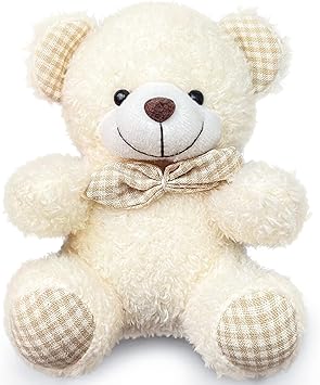 Teddy Bear Stuffed Animals Plush Toy for Kids and Adults, Cute Plush Toys, Kawaii Teddy Bear Plushies for Girls & Boys, Small Stuffed Animals, Christmas Decorations, Valentines Gifts
