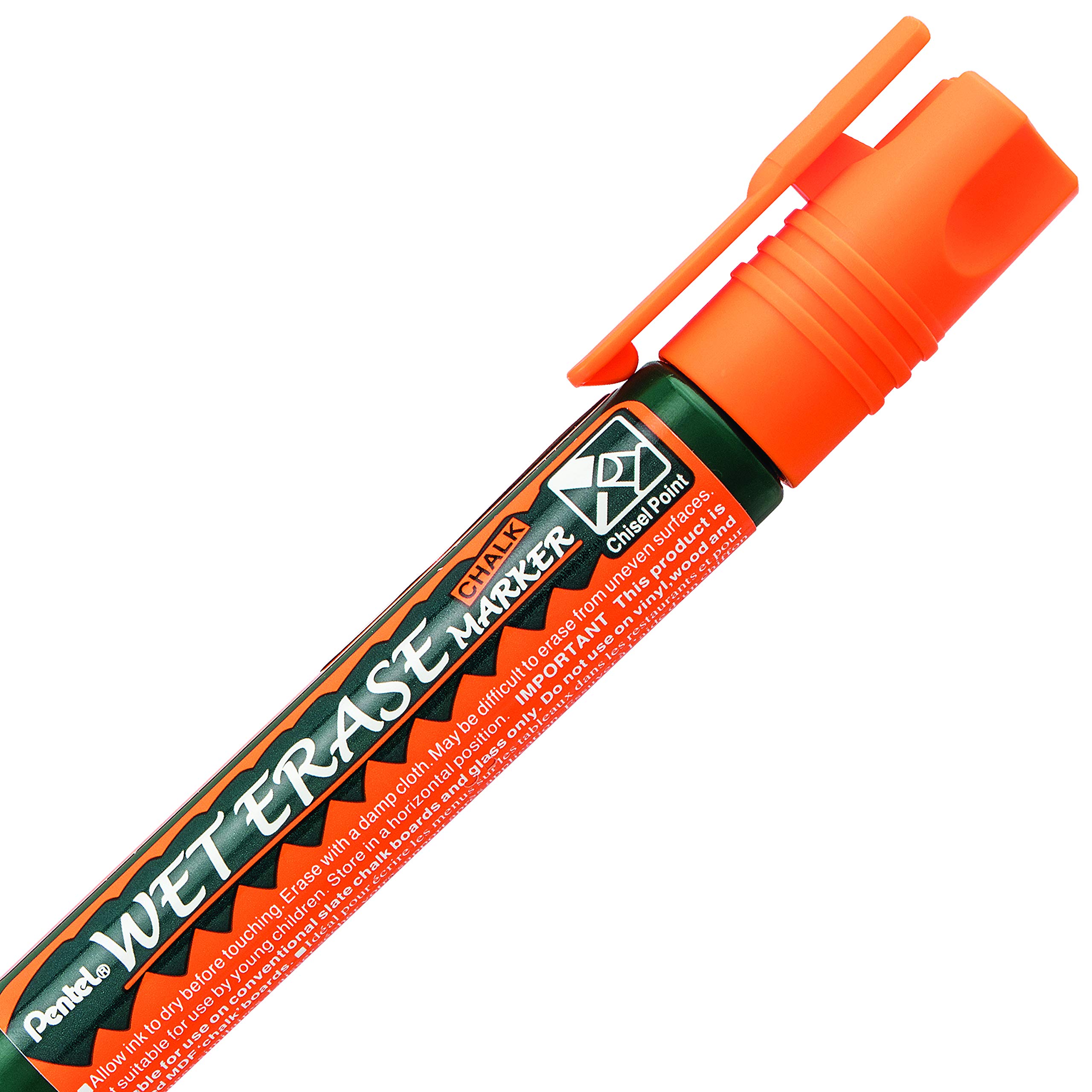 Pentel Artes Wet Erase – Juego de rotuladores para pizarra (punta biselada de,