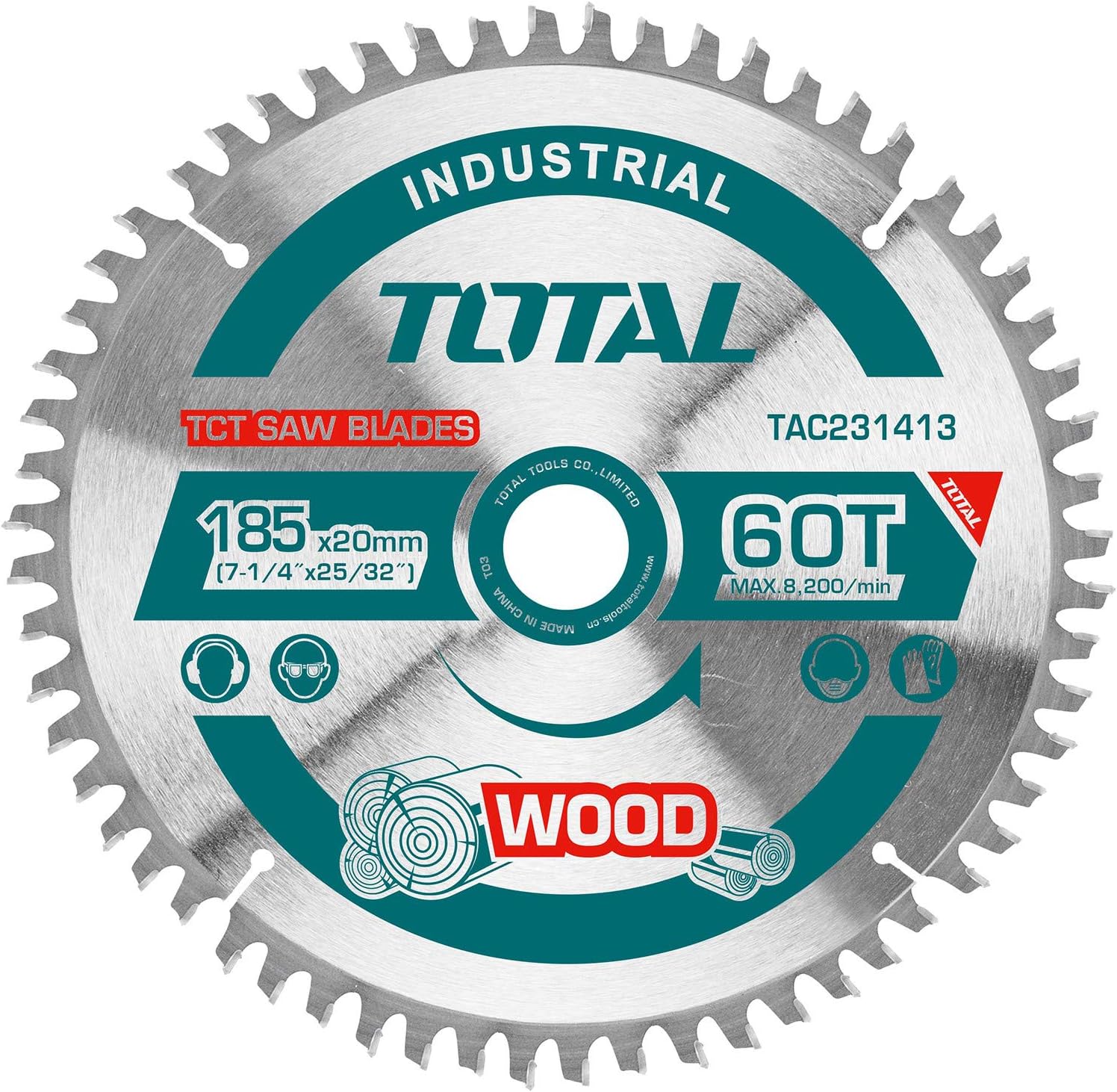 TotalMR LIGHT TCT Saw Blade , 185 mm