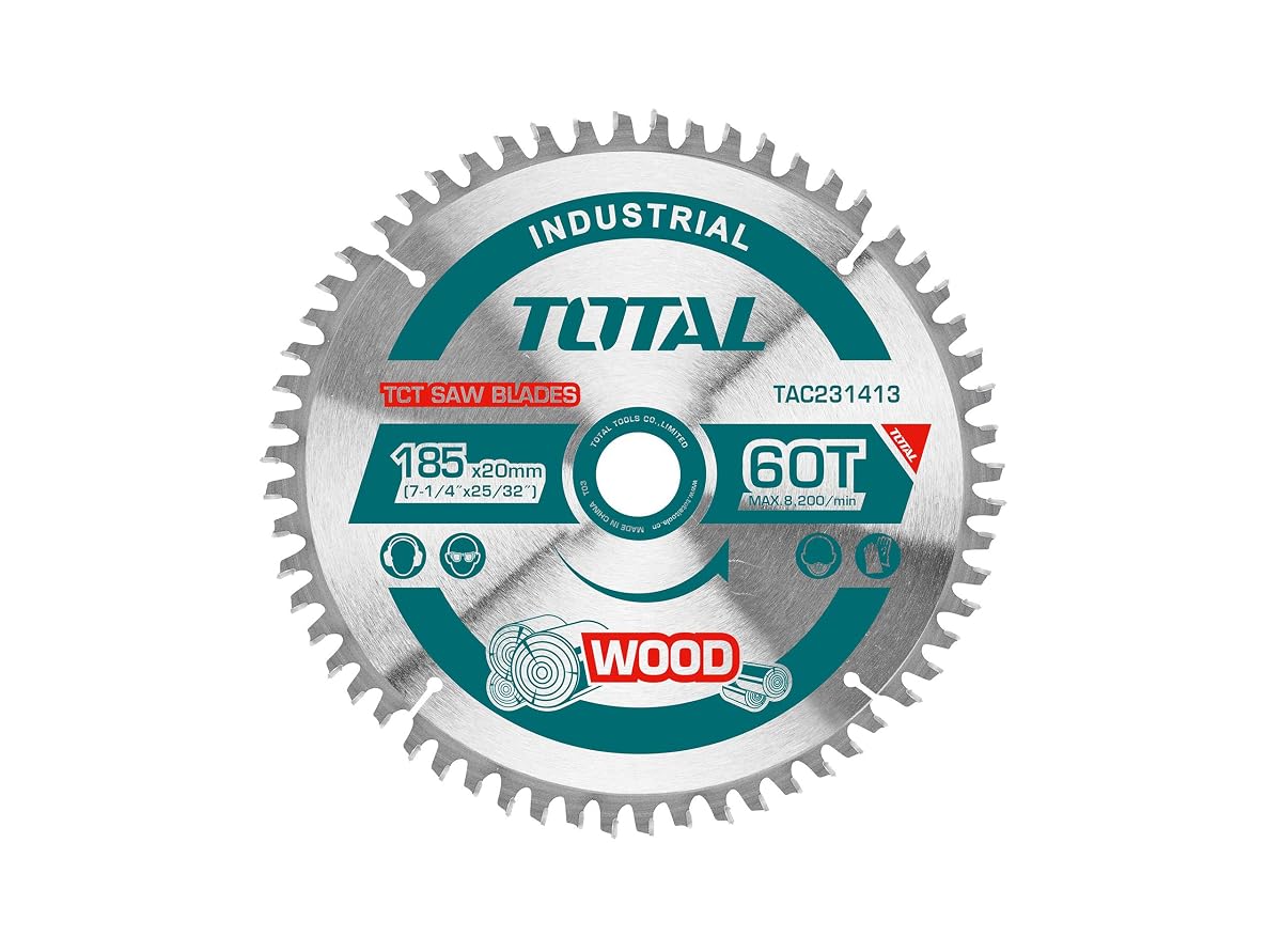 TOTAL TCT Saw Blade, 185 mm