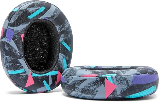 WC PadZ Crusher Evo - Upgraded Earpads for Skullcandy Crusher Evo, Crusher Wireless, Hesh ANC & More, Made by Wicked Cushions | Enhanced Comfort & Sound Isolation | 90's Black