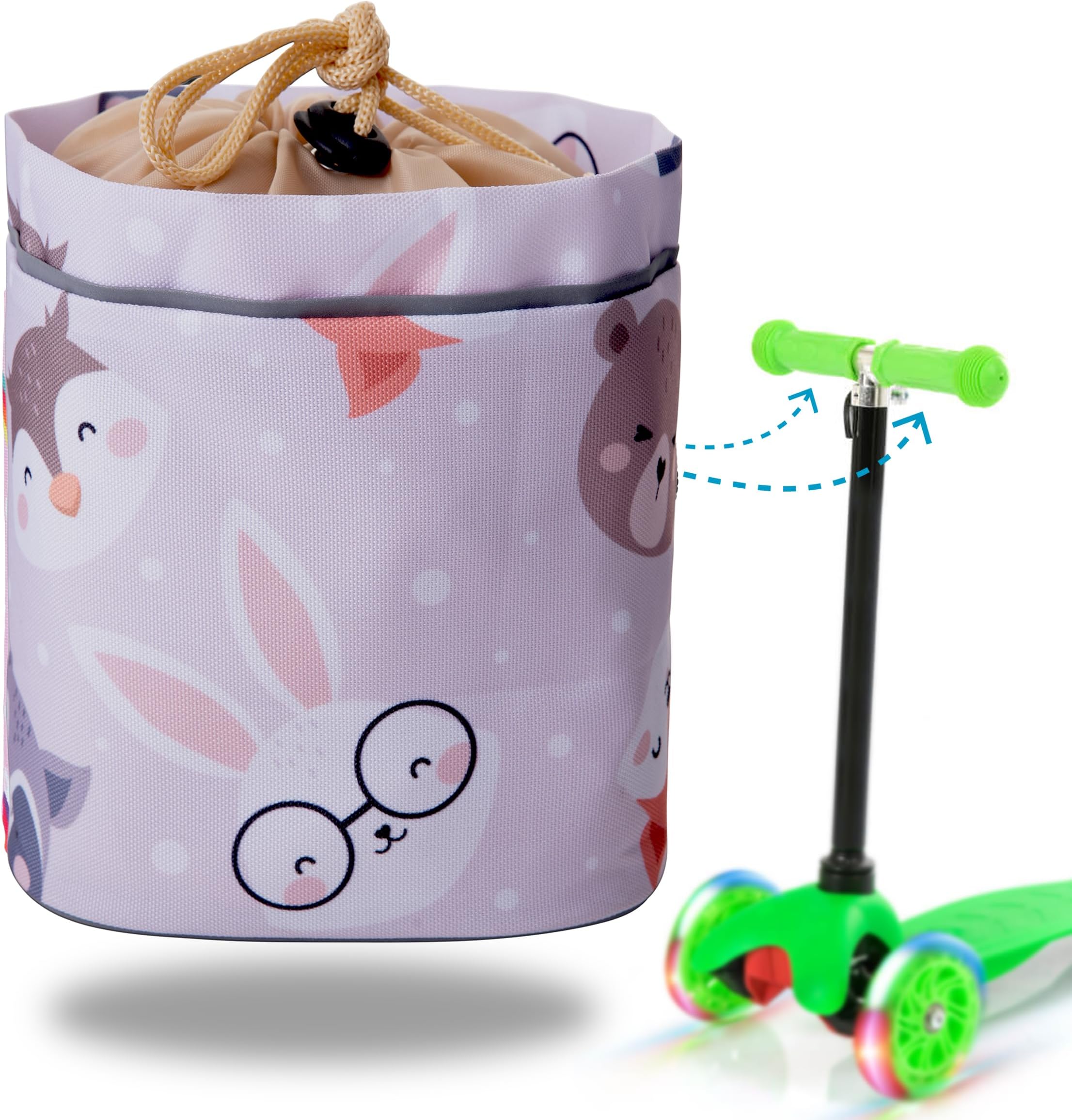 ANZOME Fahrrad Lenkertasche - Wasserdichte Tasche 25x18x6cm Mit Schultergurt